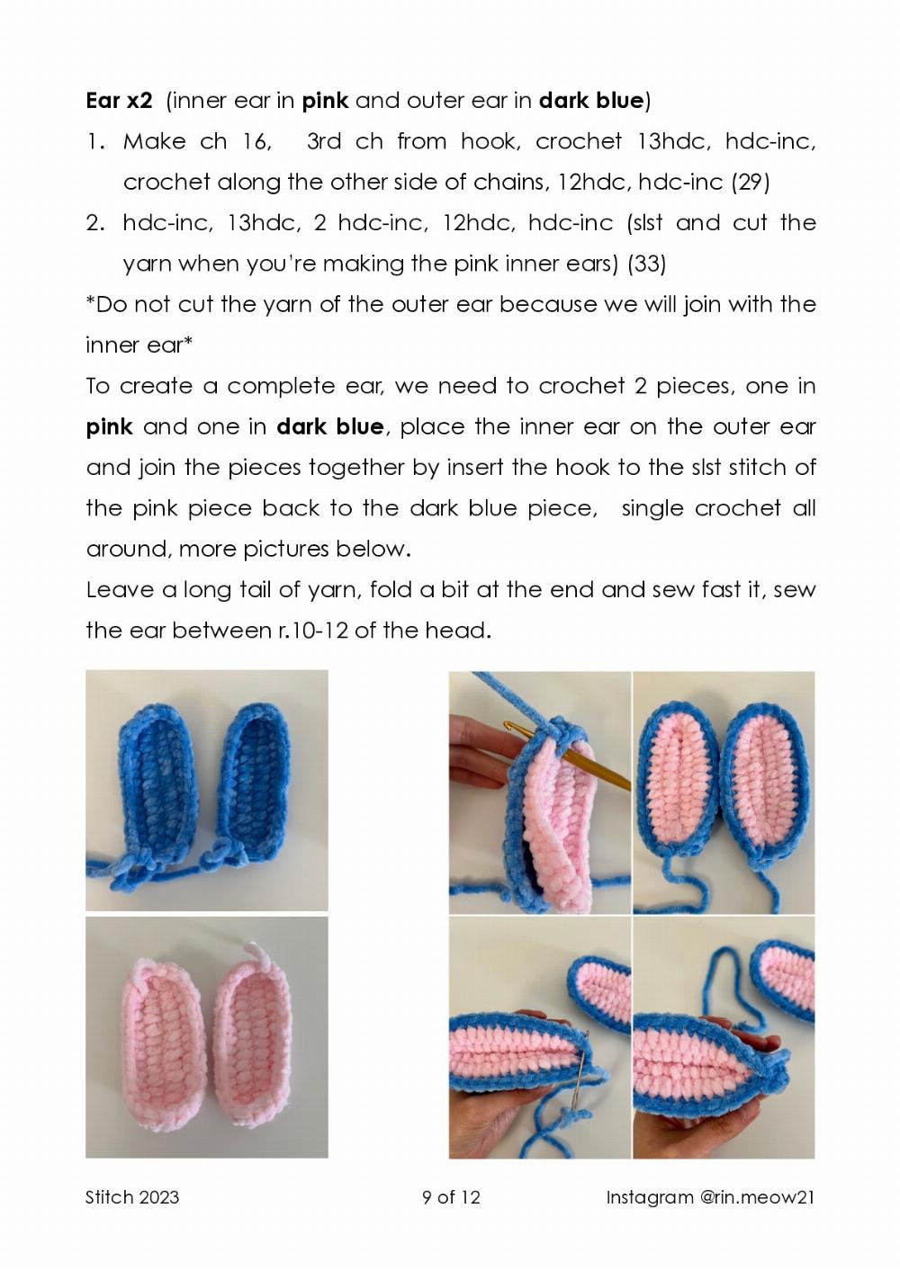 Stitch 2023 crochet pattern