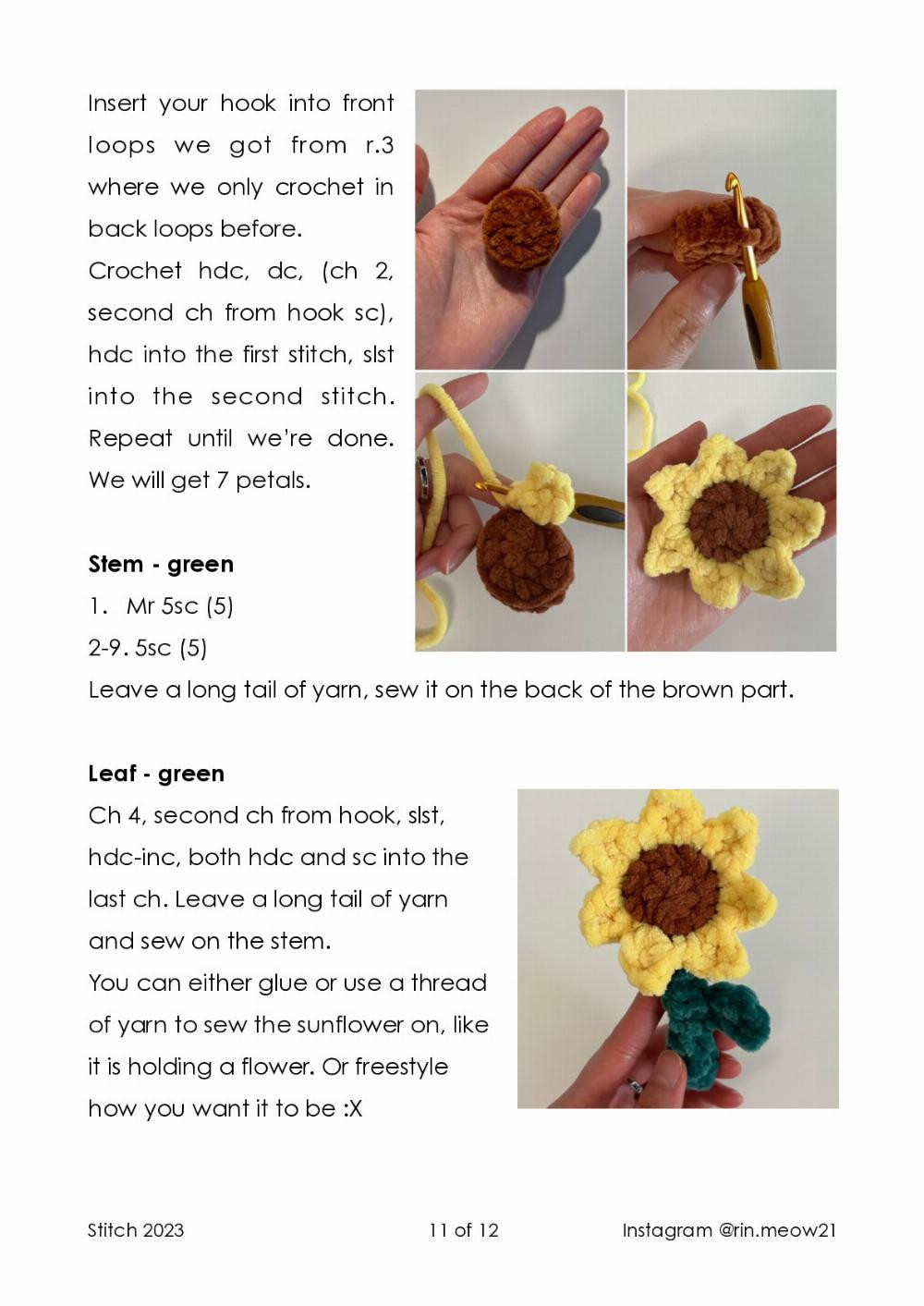 Stitch 2023 crochet pattern