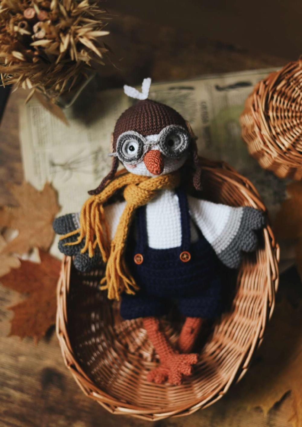 STORK PILOT crochet pattern