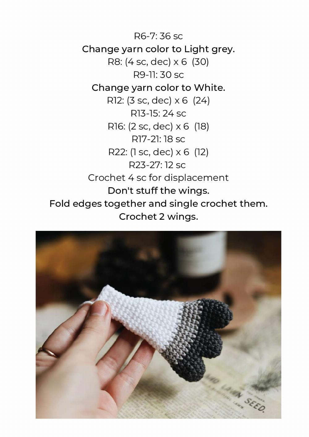 STORK PILOT crochet pattern