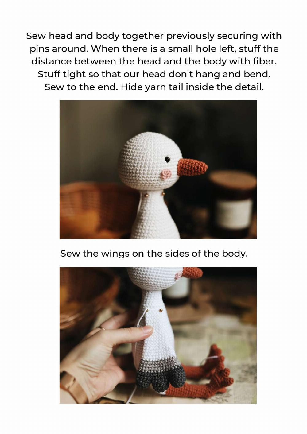 STORK PILOT crochet pattern