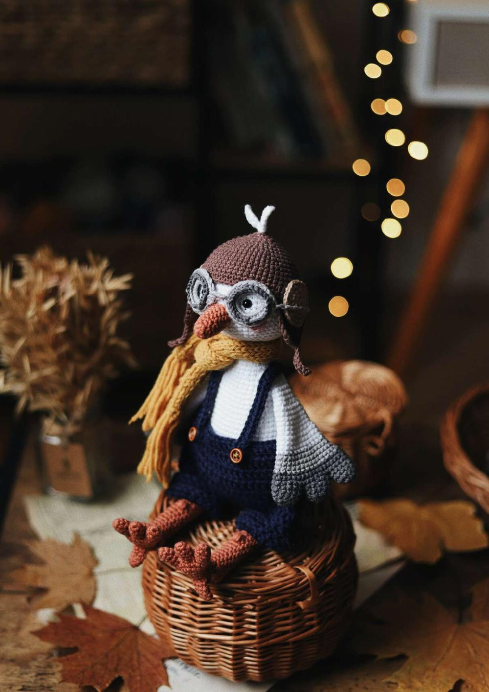 STORK PILOT crochet pattern