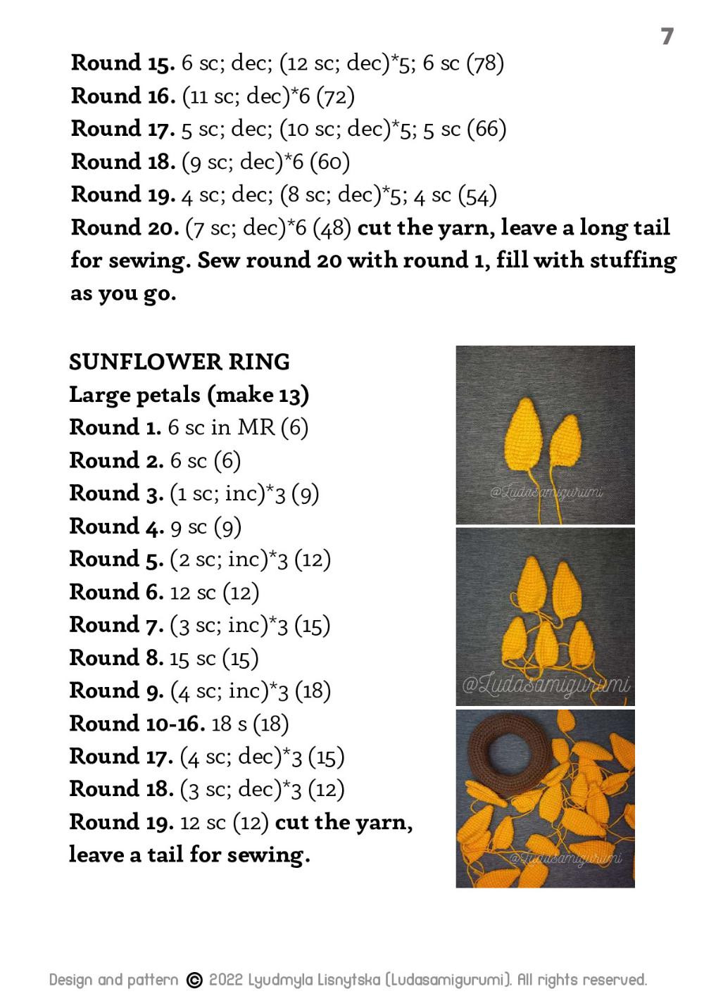 sunflower stacking toy