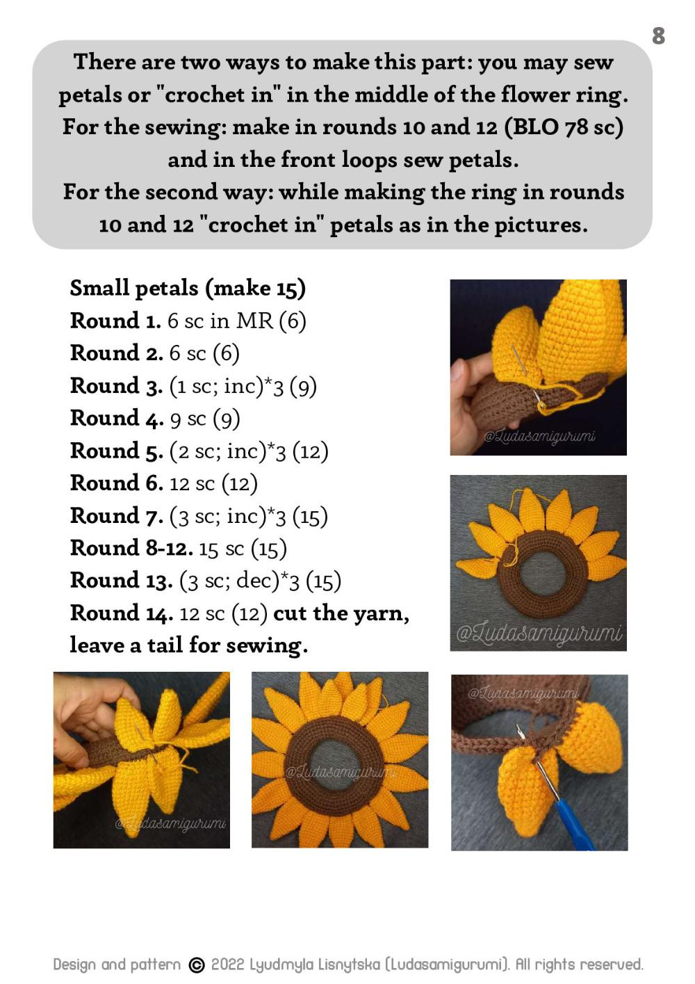 sunflower stacking toy