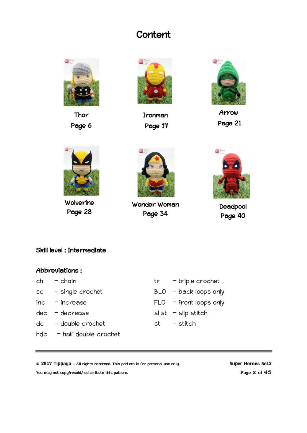 Super Heroes Set 2