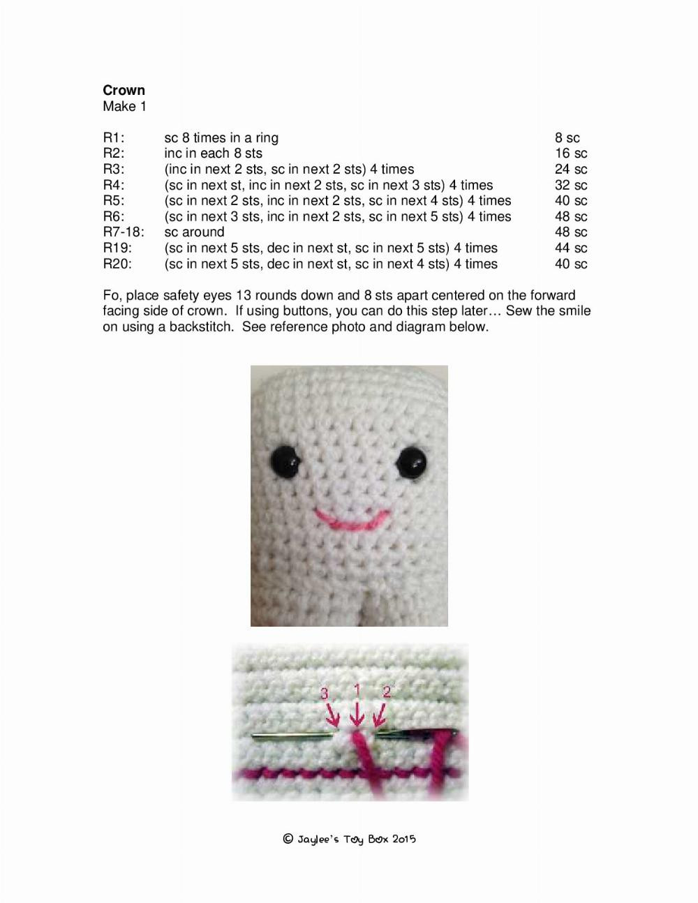 Sweet Tooth crochet pattern