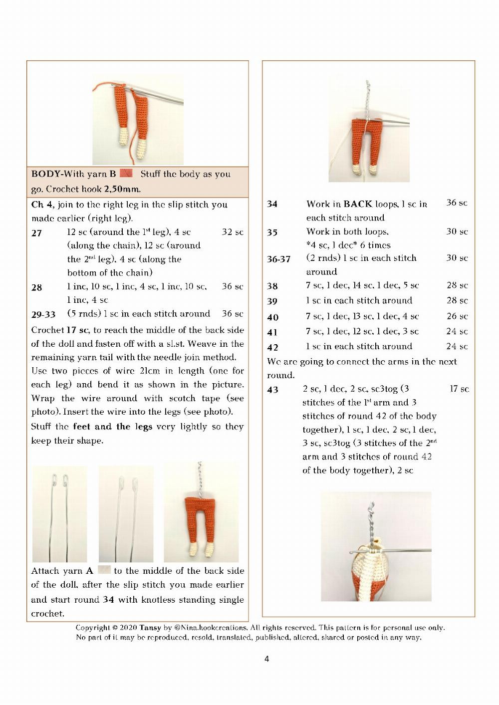 tansy crochet pattern