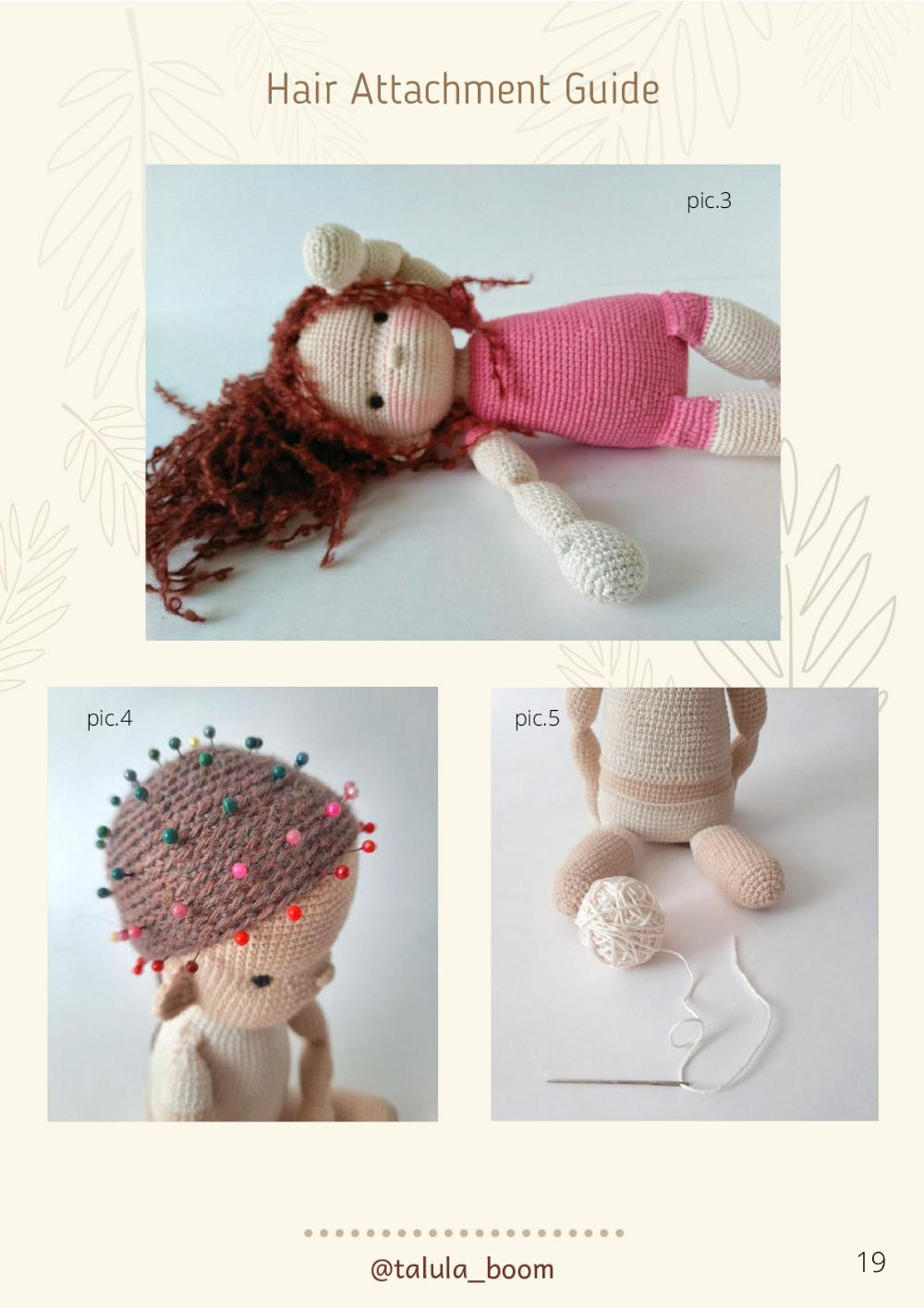 TAYA crochet doll PDF PATTERN