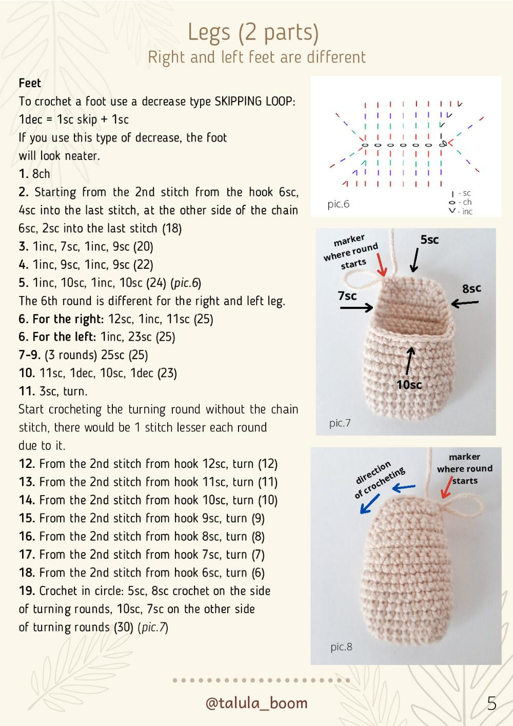 TAYA crochet doll PDF PATTERN