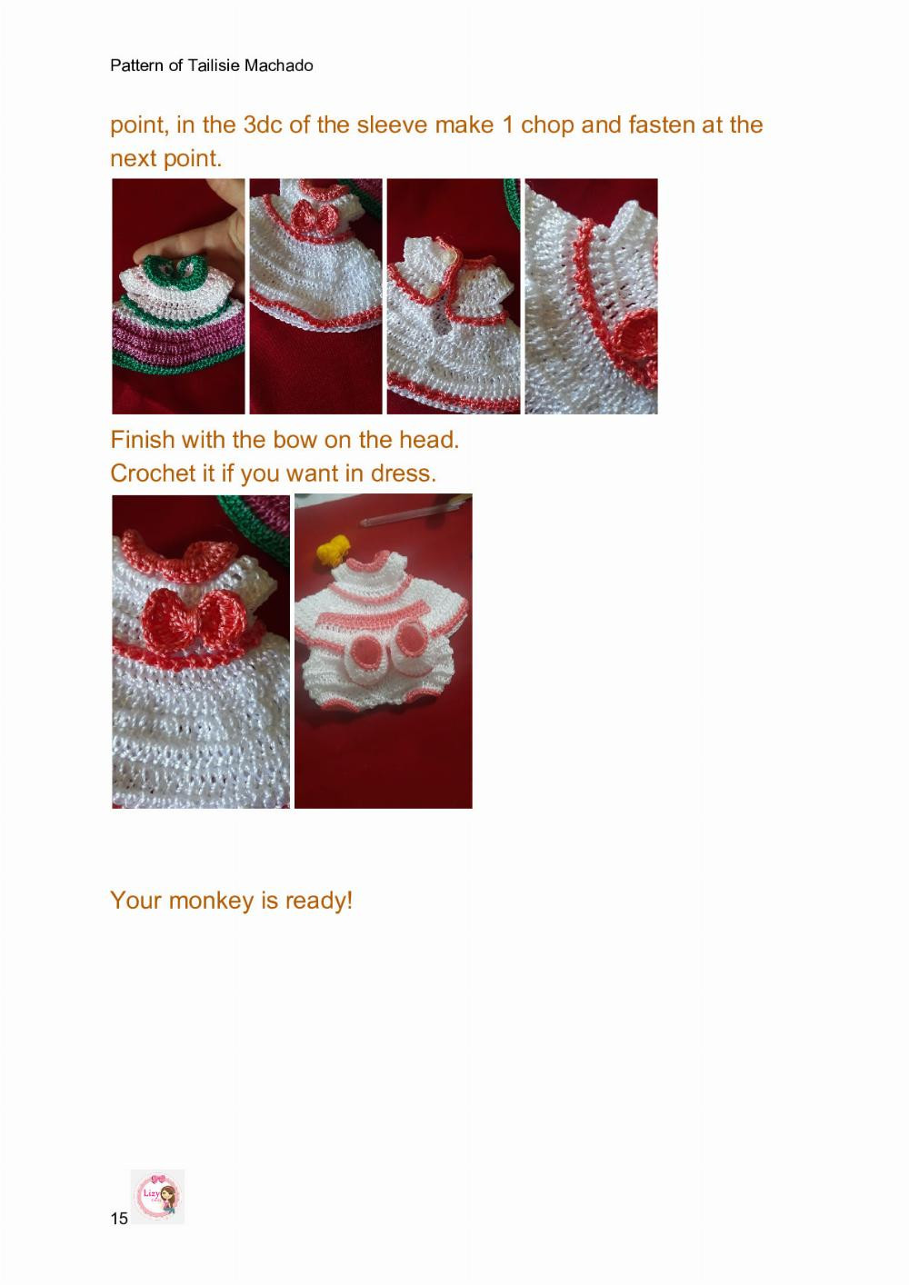 TÉLIA MONKEY crochet pattern