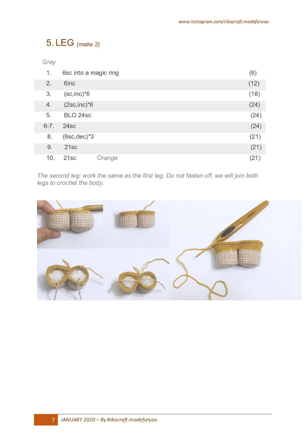 Teppi and Cherri elephant crochet pattern