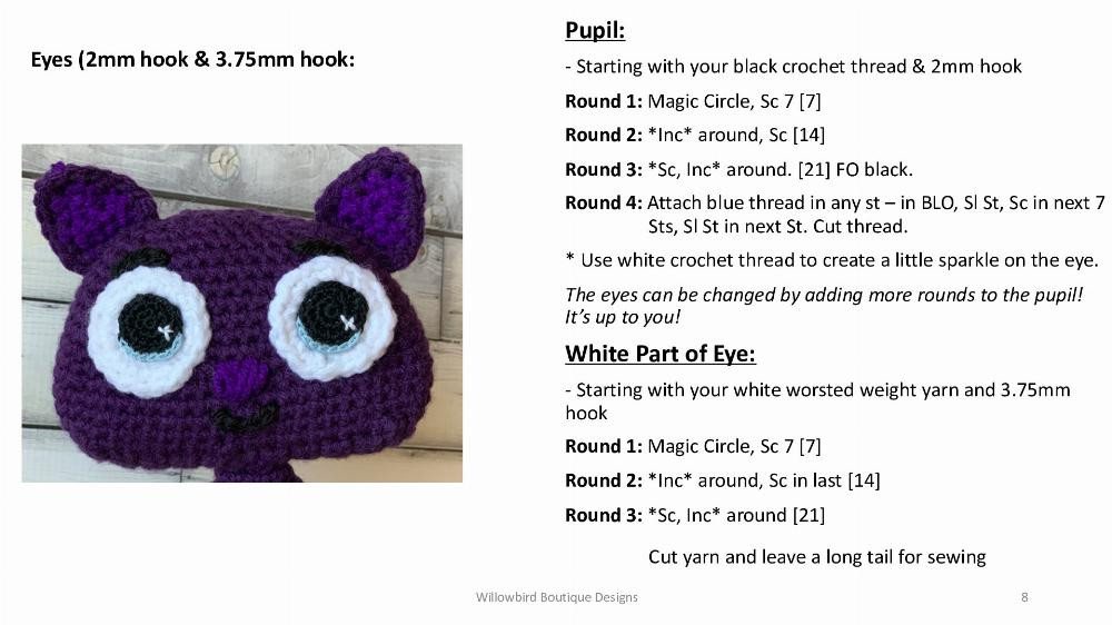 that sidekick cat a bartleby inspired amigurumi