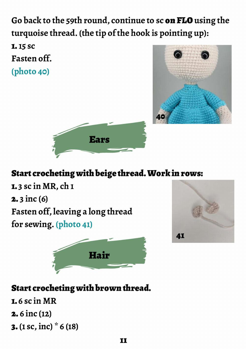 The Doll Sofiya Crochet pattern