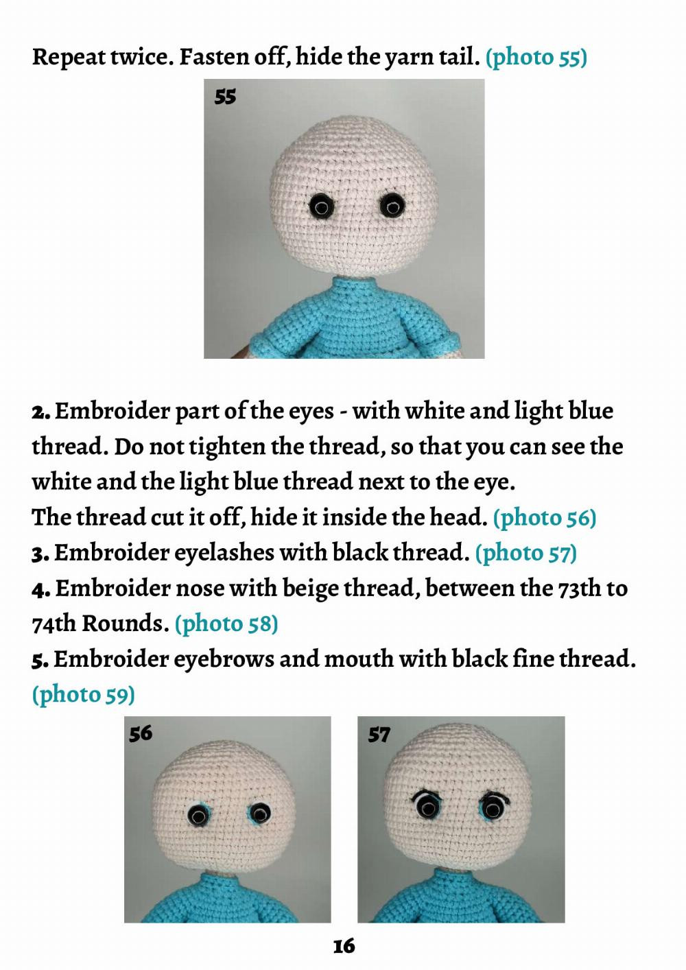 The Doll Sofiya Crochet pattern