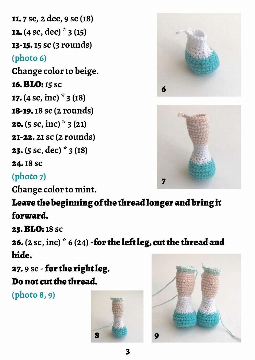 The Doll Sofiya Crochet pattern