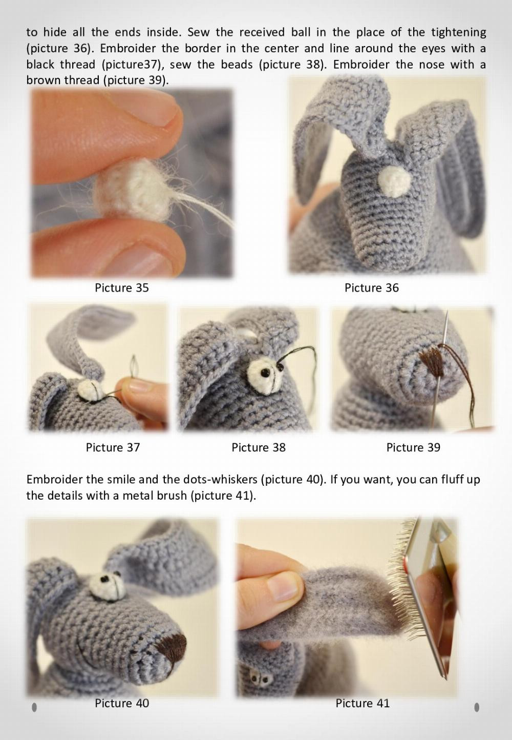 the hare zhdun crocheting