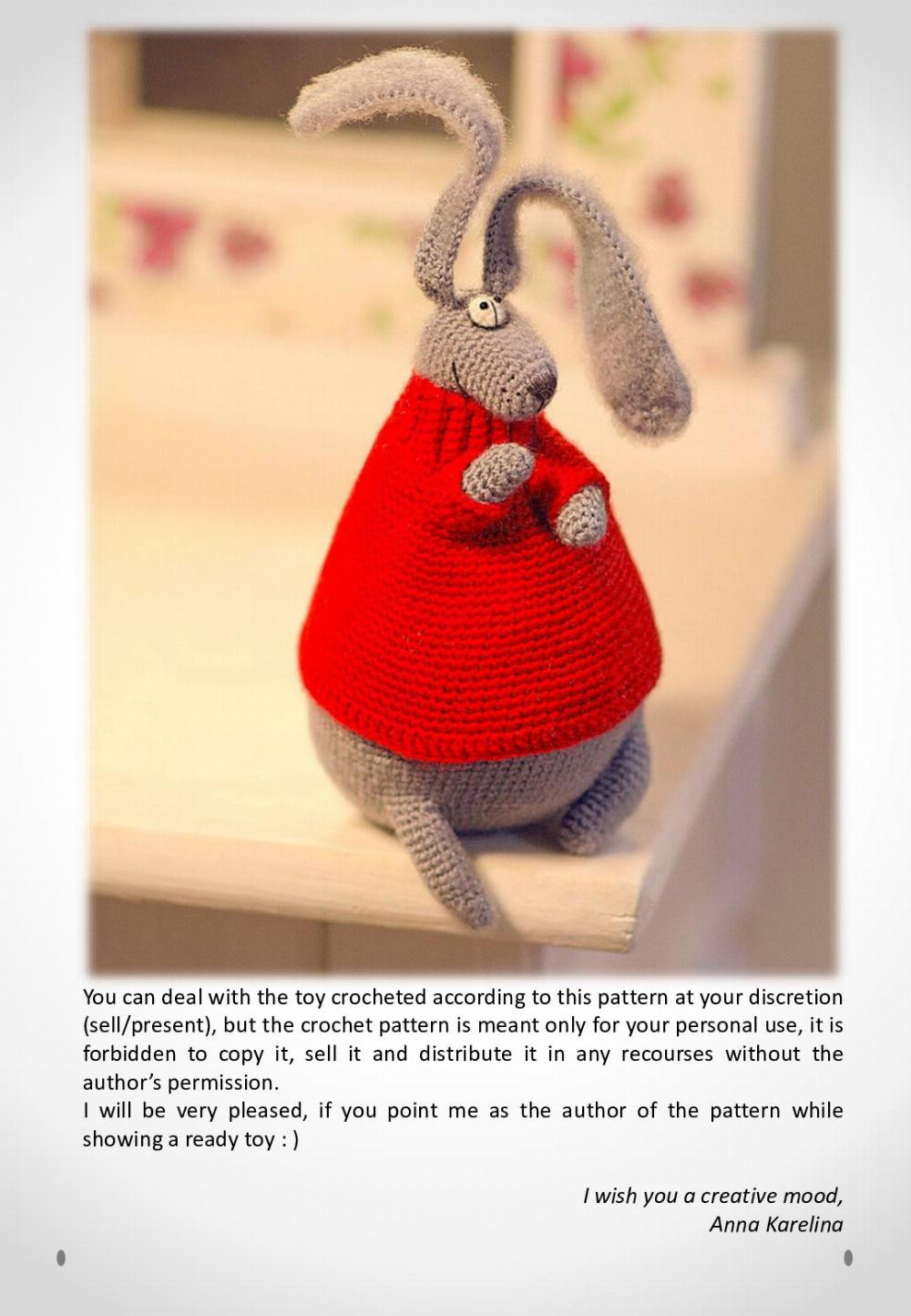 the hare zhdun crocheting