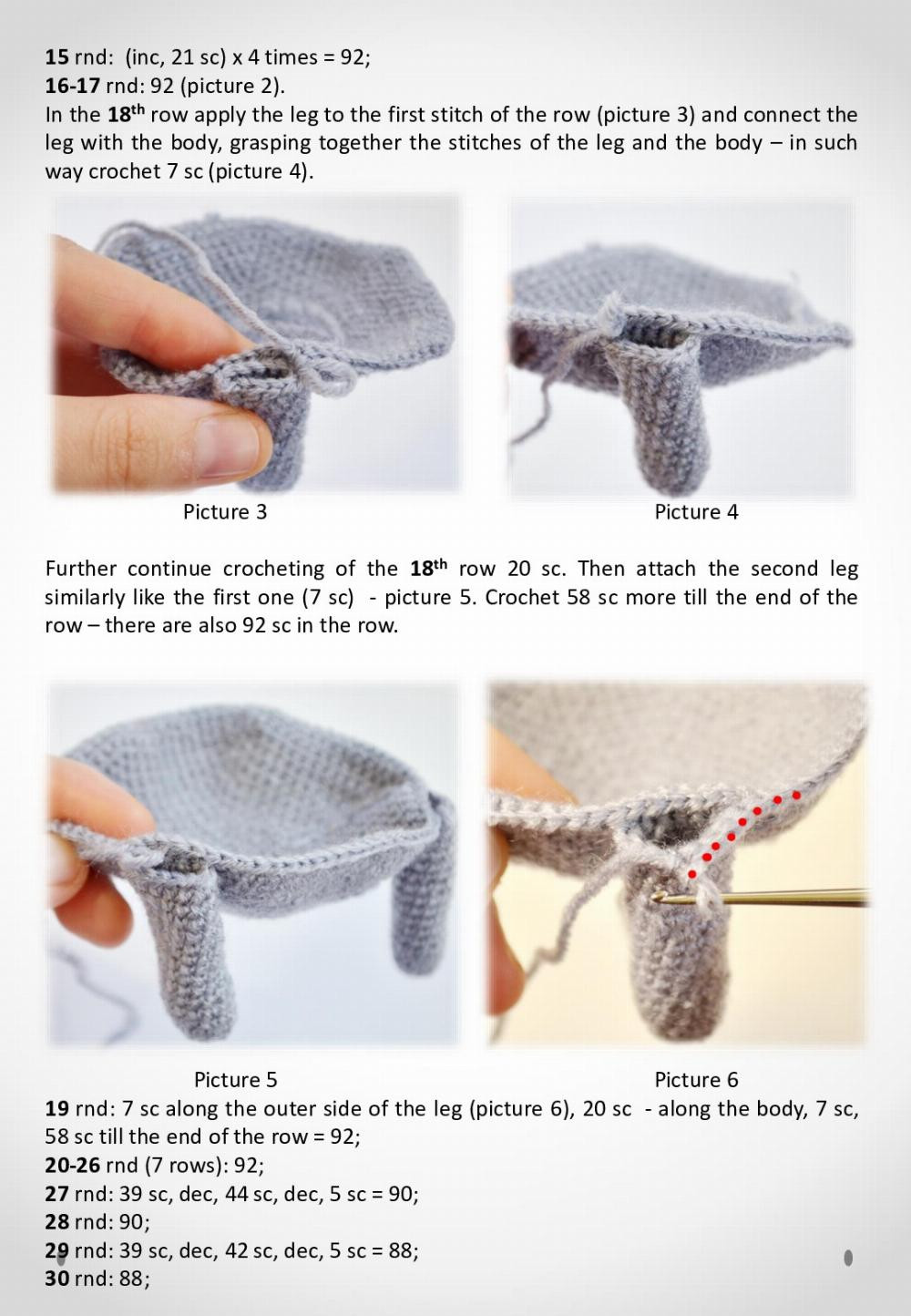 the hare zhdun crocheting