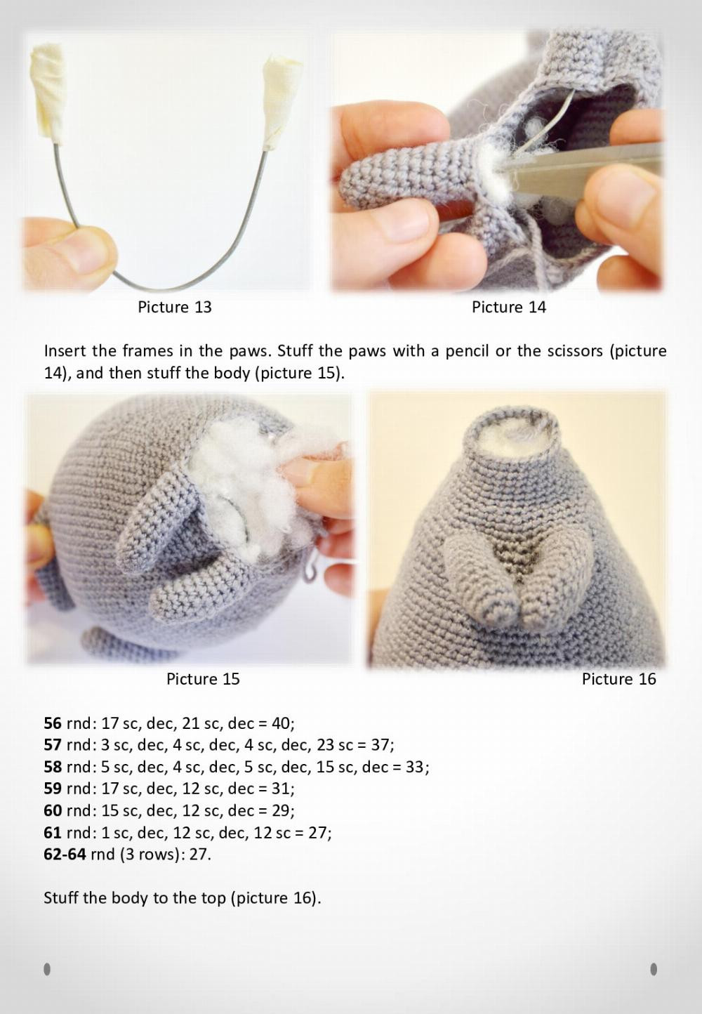 the hare zhdun crocheting