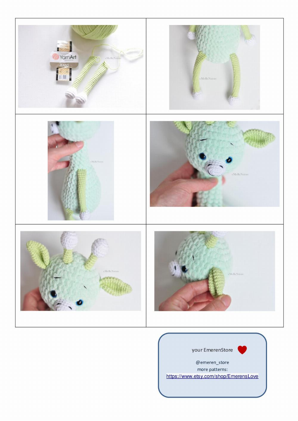 toby the giraffe crochet pattern