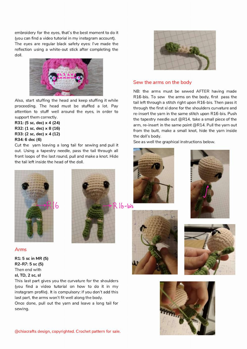 TOKYO Crochet Mew Mew pattern