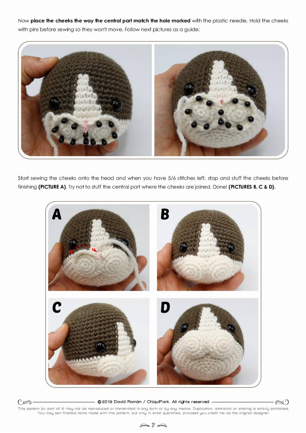 Tom the cat crochet pattern