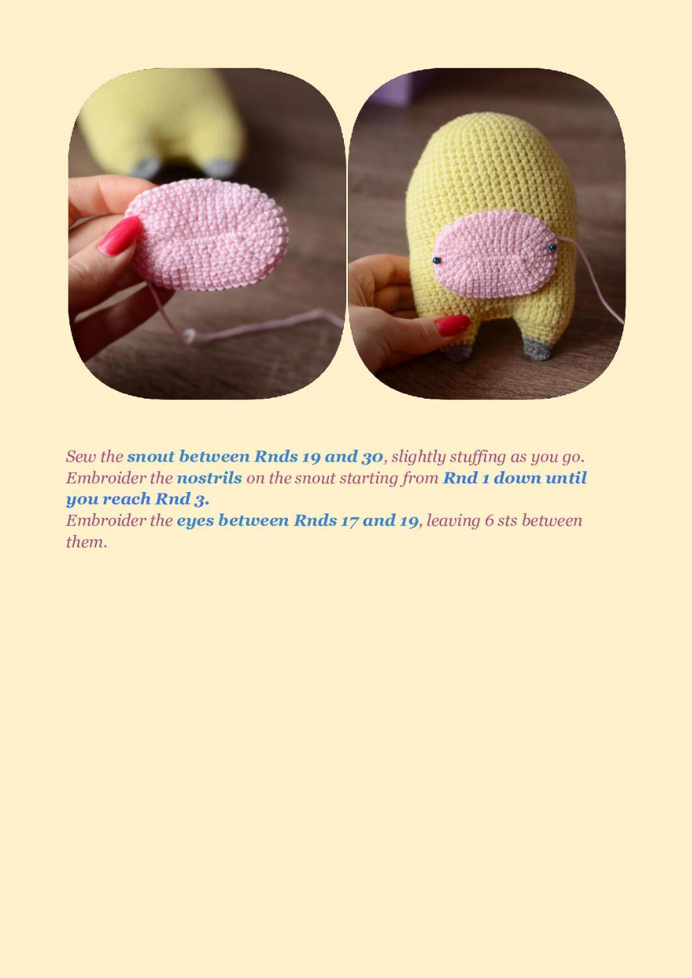 Unicorn crochet pattern amigurumi