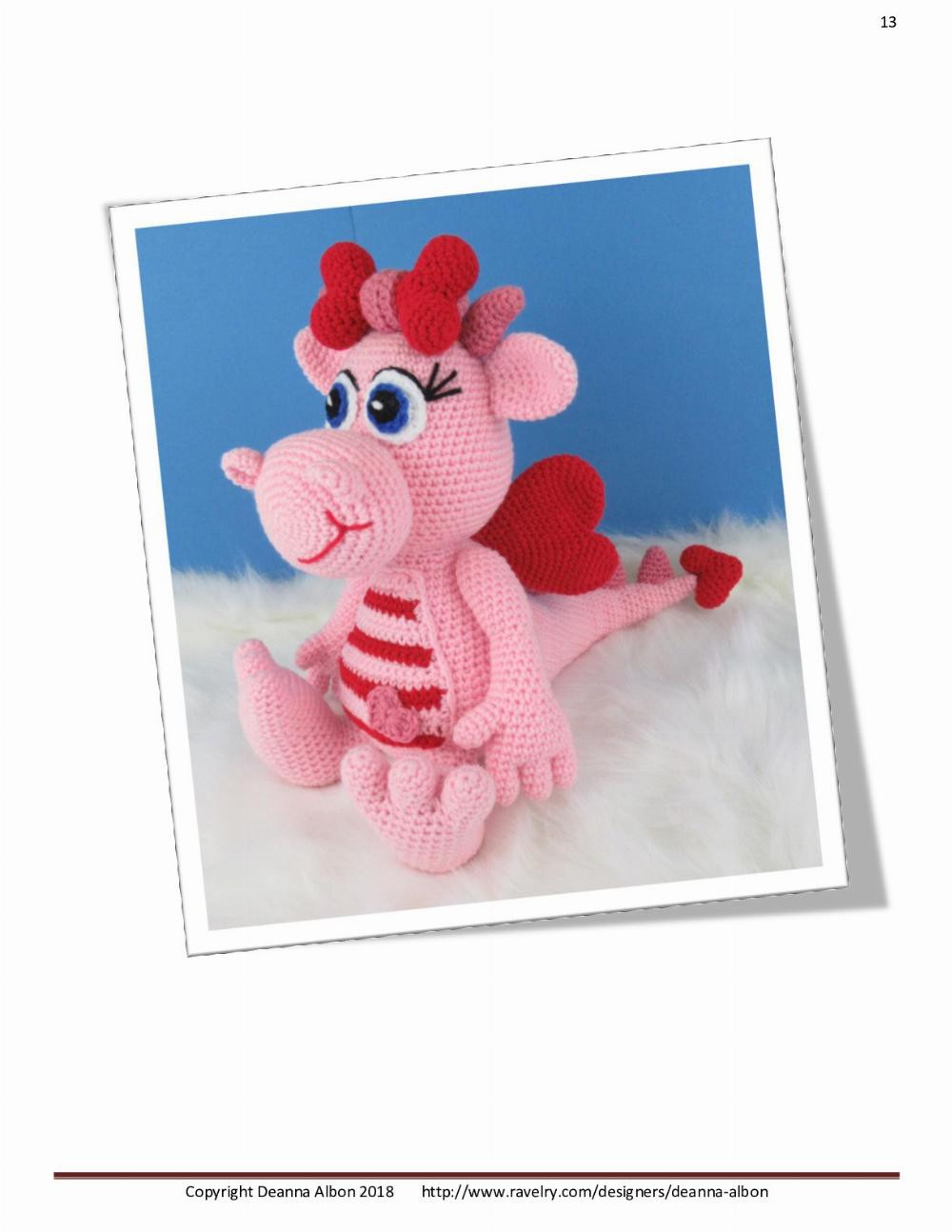 Valentine Dragon Pattern