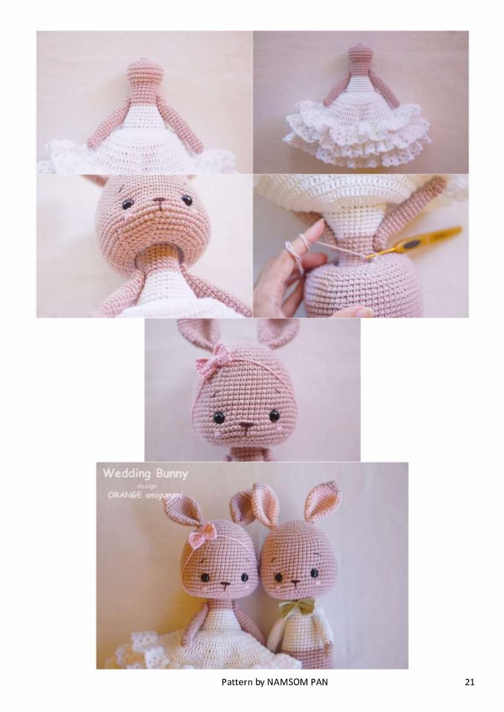 Wedding Bunny Pattern