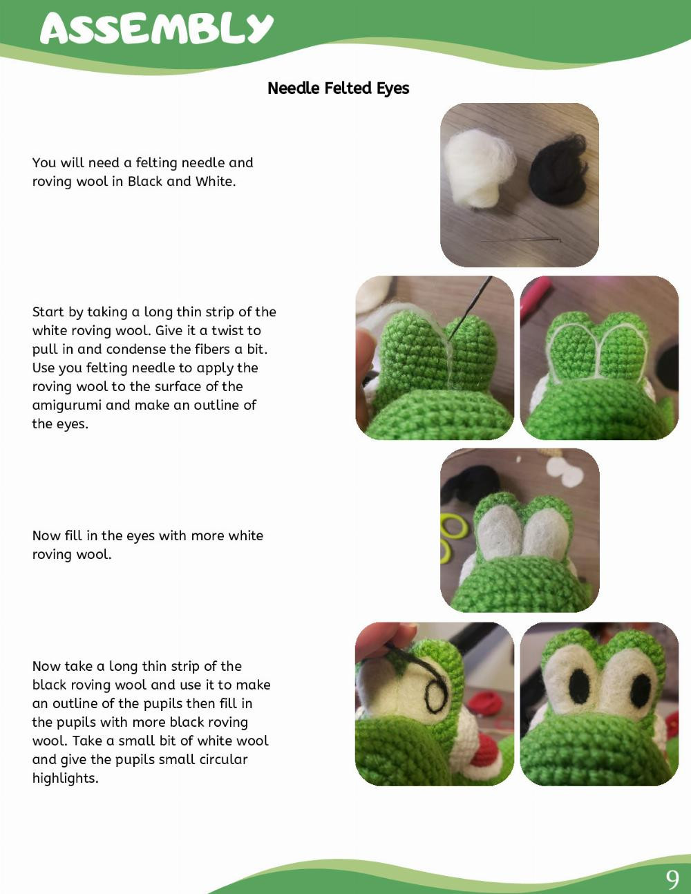 YOSHI AND BABY MARIO AMIGURUMI PATTERN