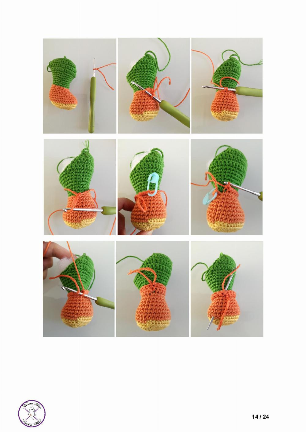 Yoshi doll crochet pattern