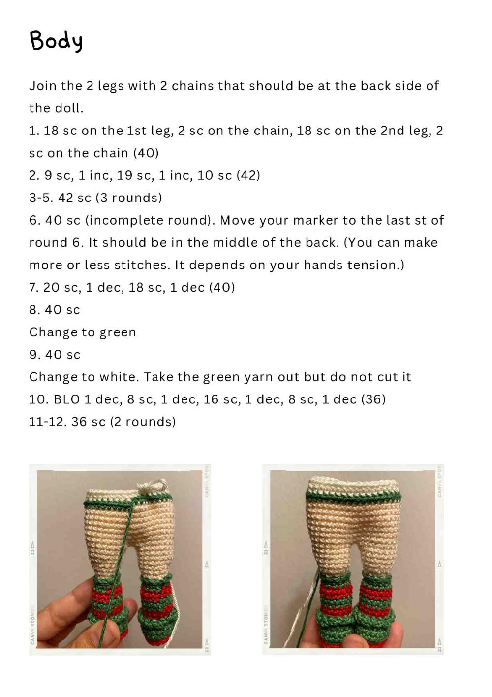 Yuri doll crochet pattern