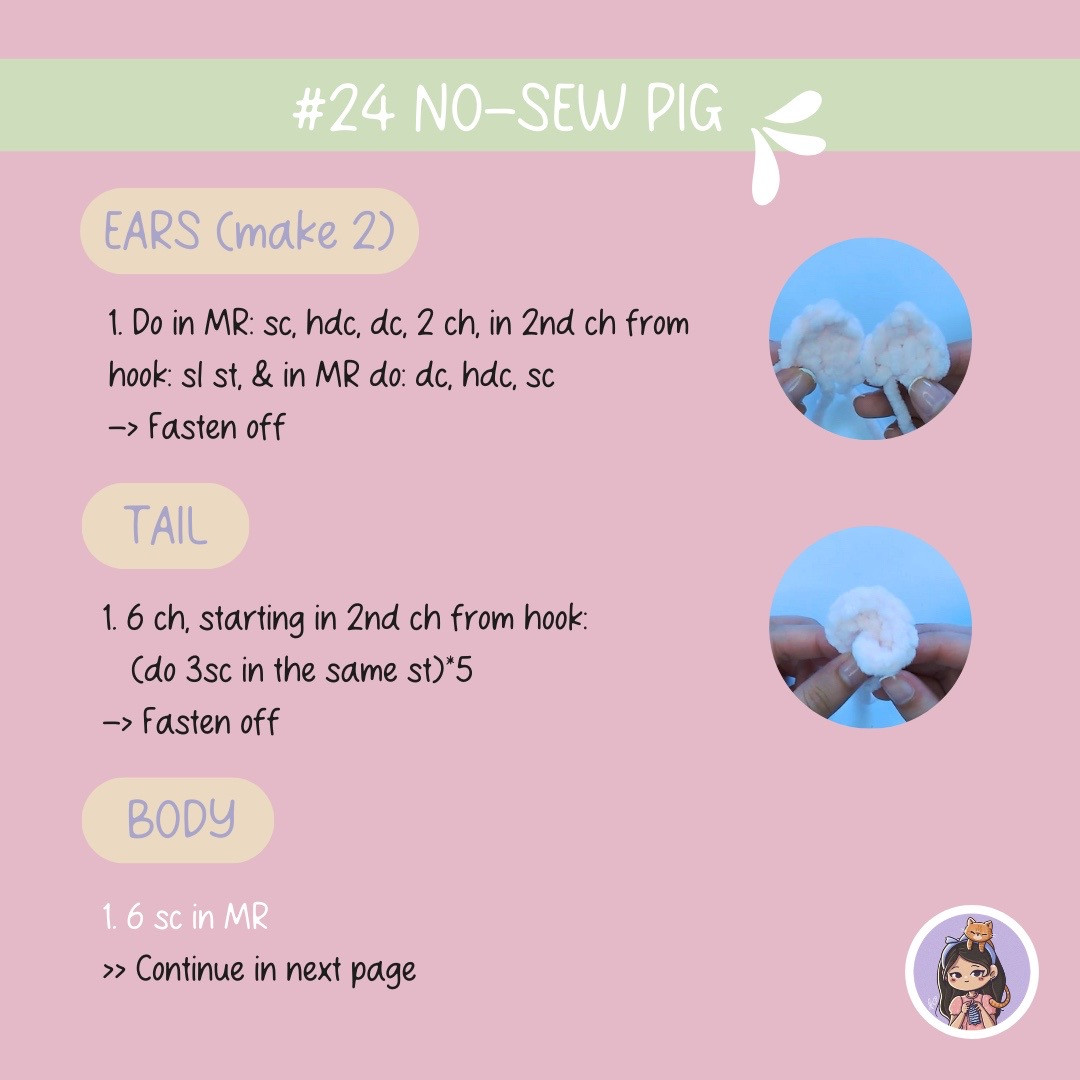 50 free pattern no sew pig