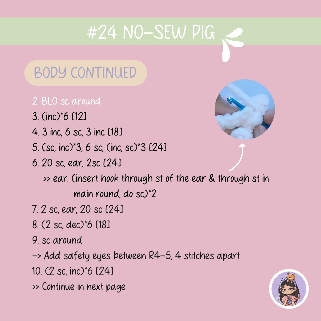 50 free pattern no sew pig