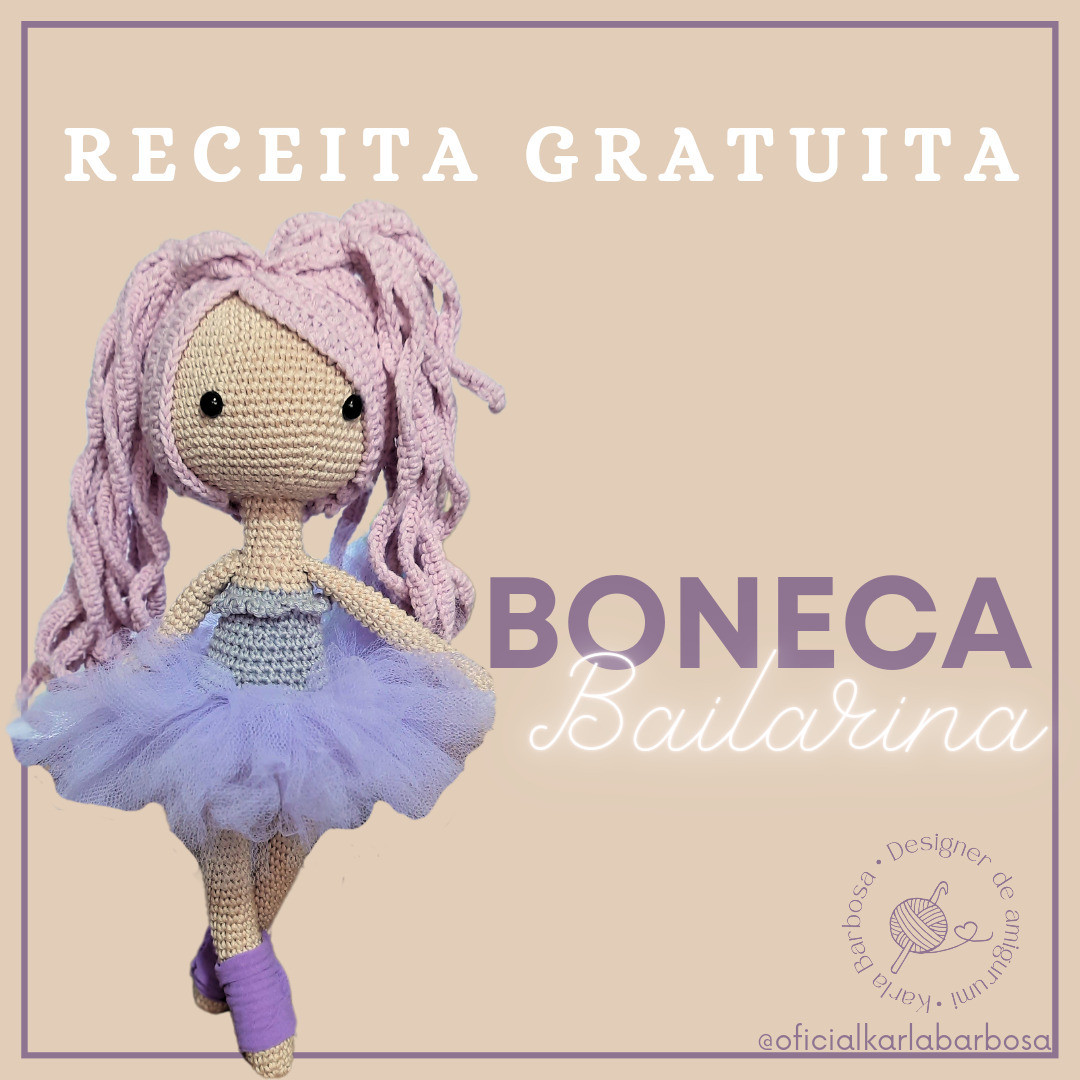 Aprenda a Fazer Boneca em Amigurumi com Karla Barbosa @oficialkarlabarbosa artesã da circuloprodutos receita especial para semana do Amigurumi!

#amigurumi #bailarina #crochet #saojosearmarinho