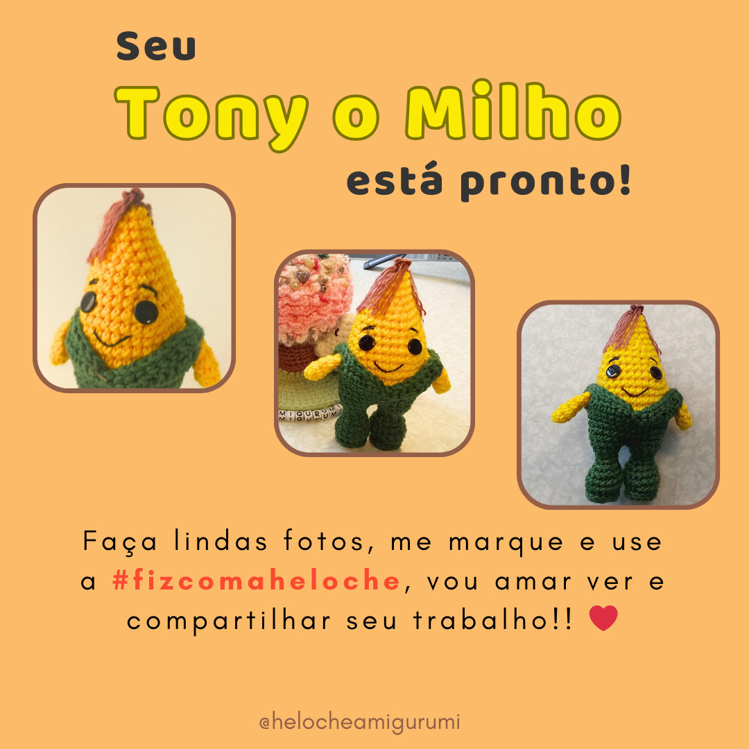 "🌽✨ Apresentando o mais novo integrante da família Veggie Walkers: Tony, o Milho!