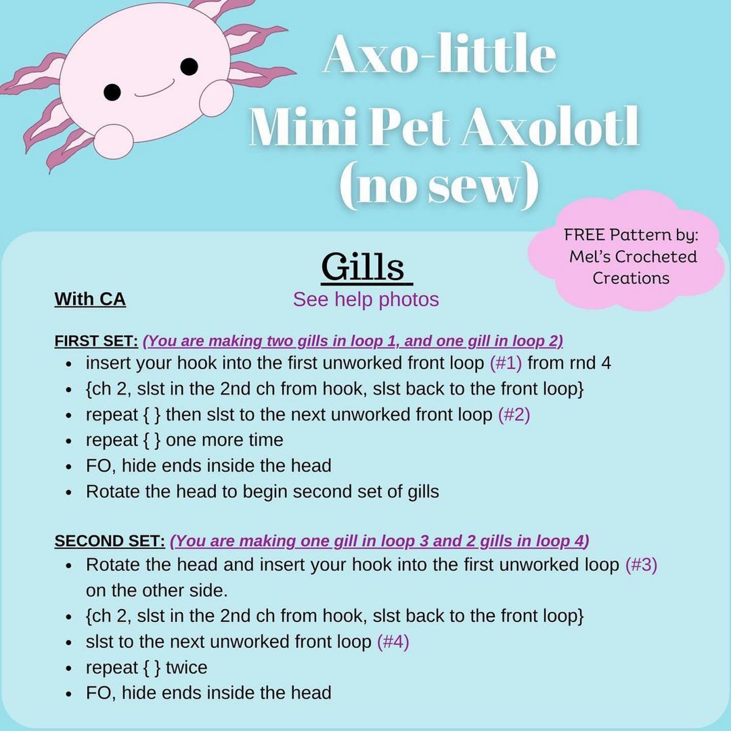 axo little mini pet axolotl no sew