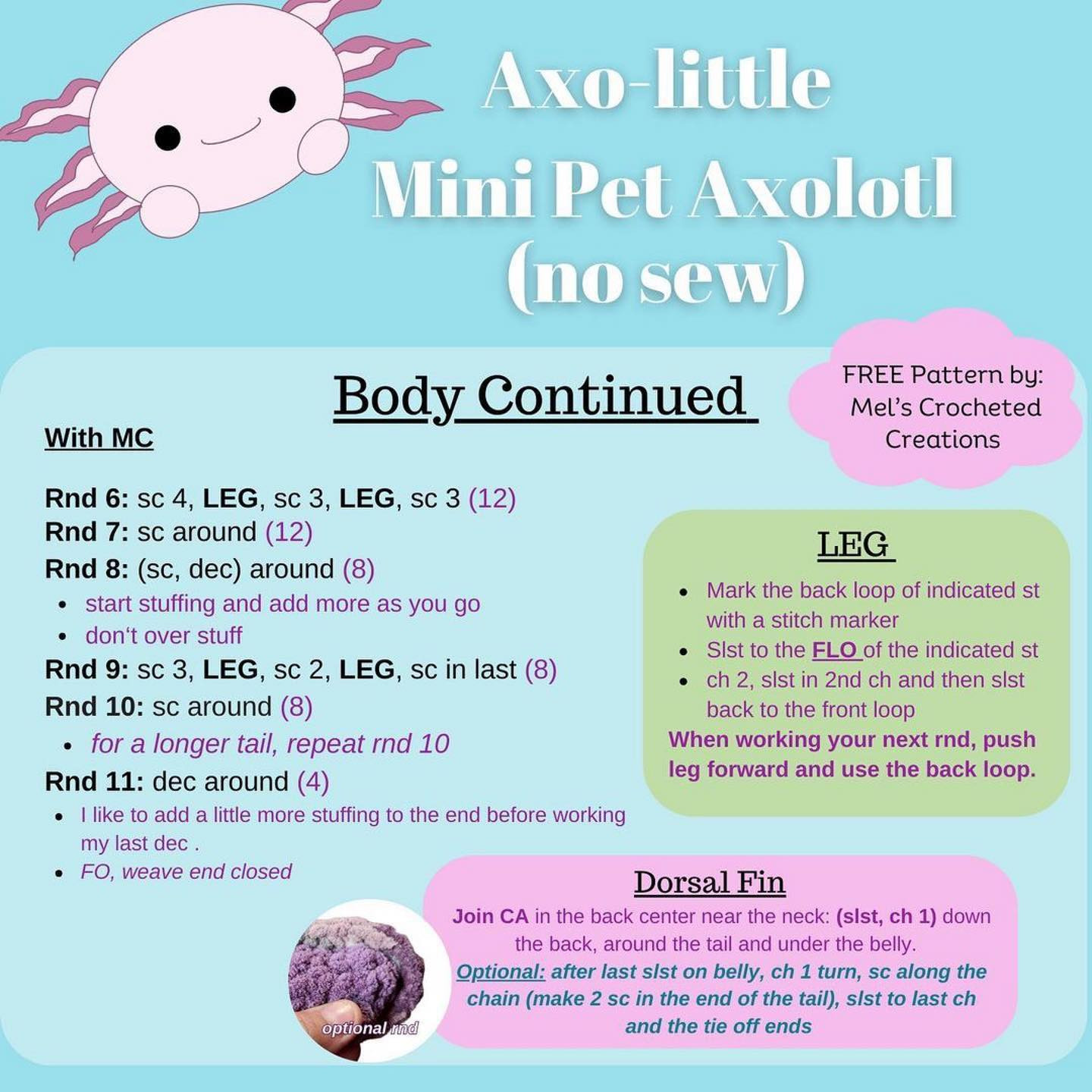 axo little mini pet axolotl no sew