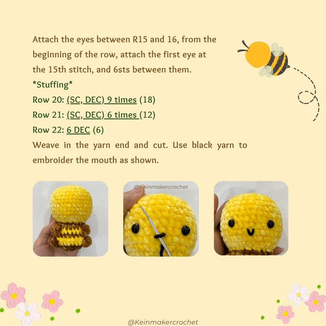 bee free pattern