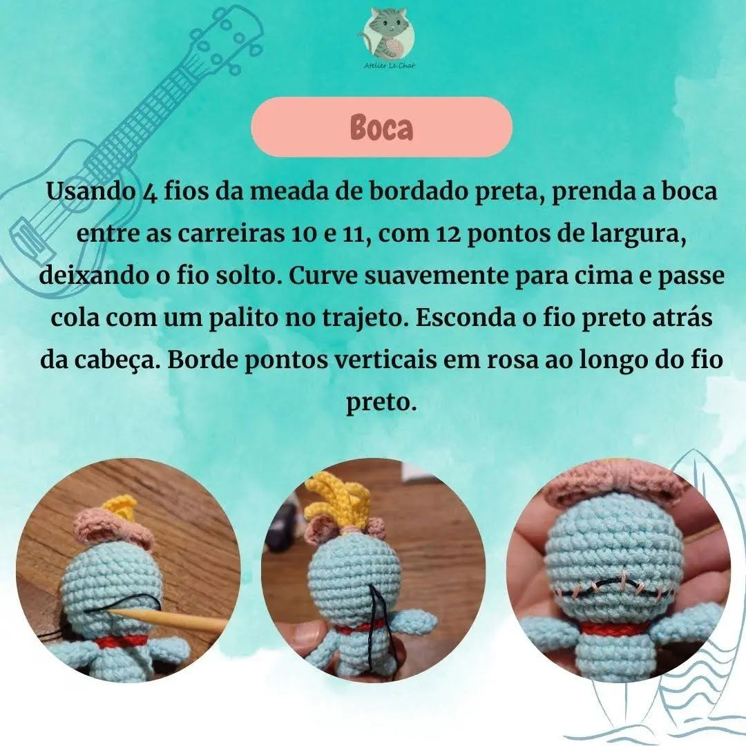 🌺 Boneca Xepa 🌺

Quem lembra da cena que a Lilo fala "eu tenho a Xepa!" no início do filme? Acho uma fofura a Lilo ter feito a própria boneca, já que não poderia comprar uma.