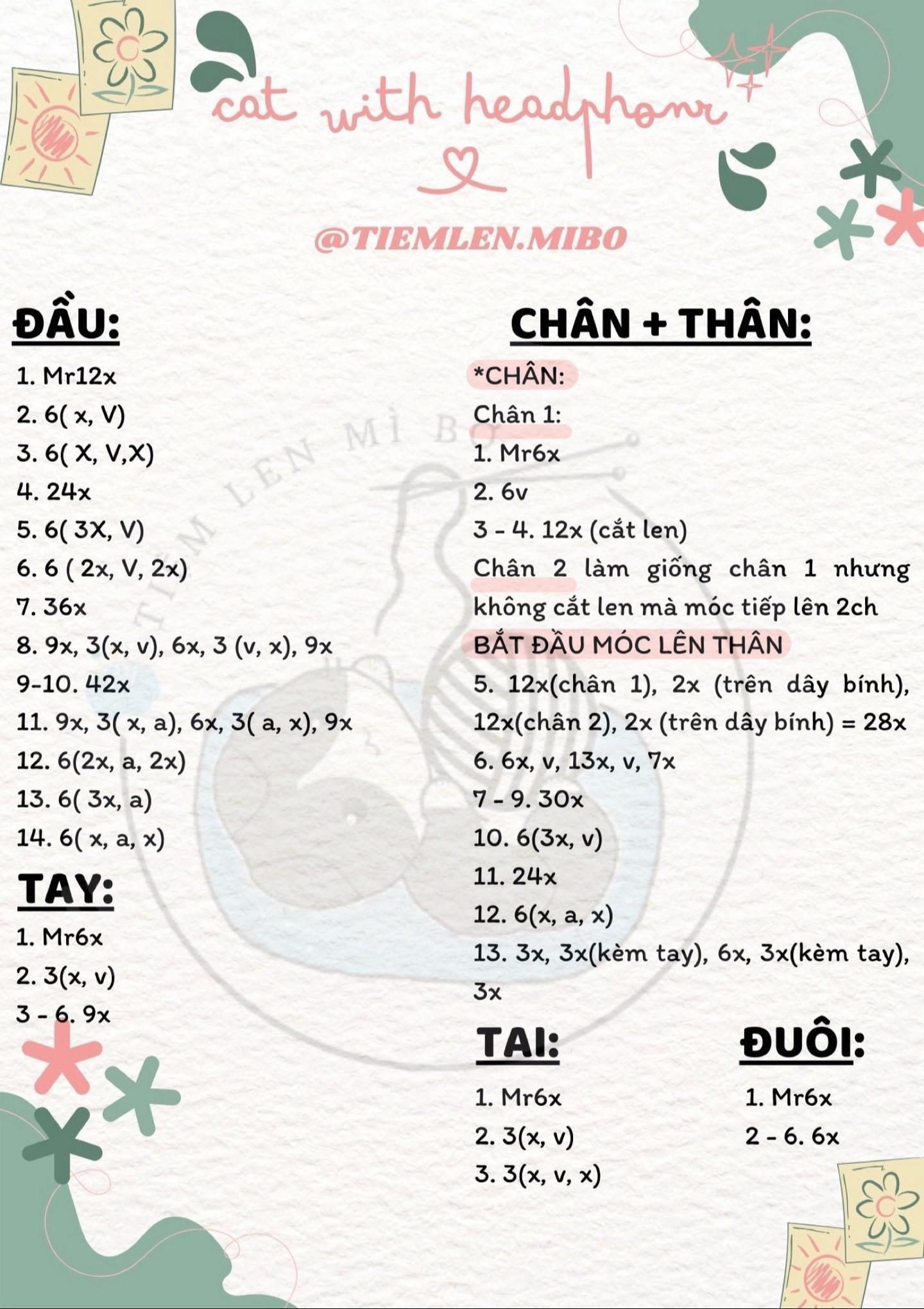 CHART MÈO TAI NGHE 🐱🎧