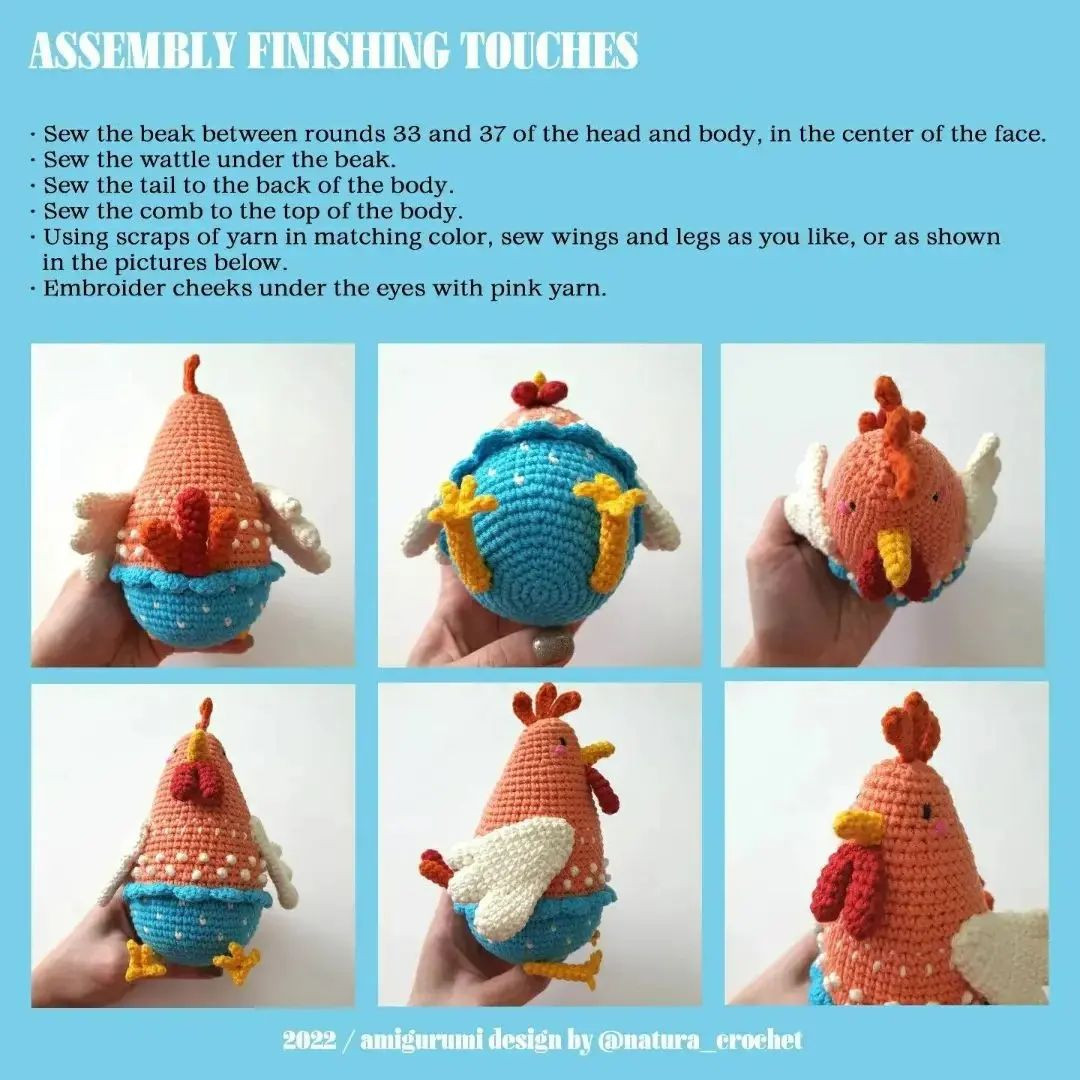 cheeky rooster free pattern