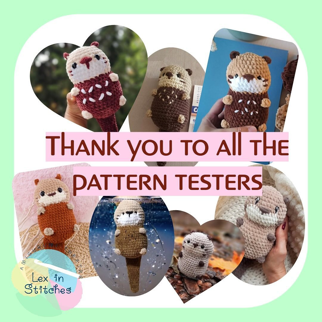 chubby otter free pattern crochet pat part 2