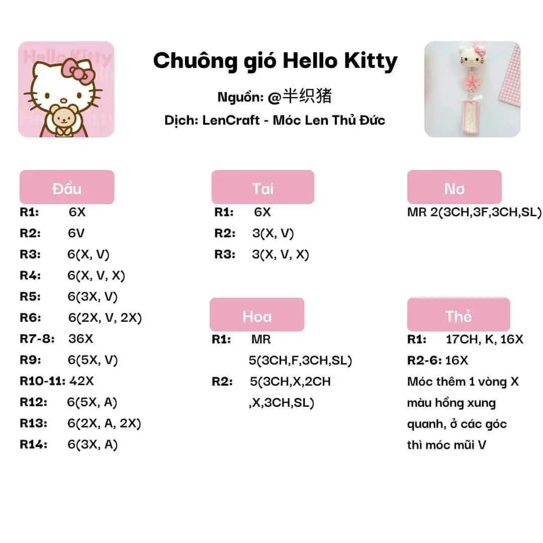 CHUÔNG GIÓ Hello KITTY