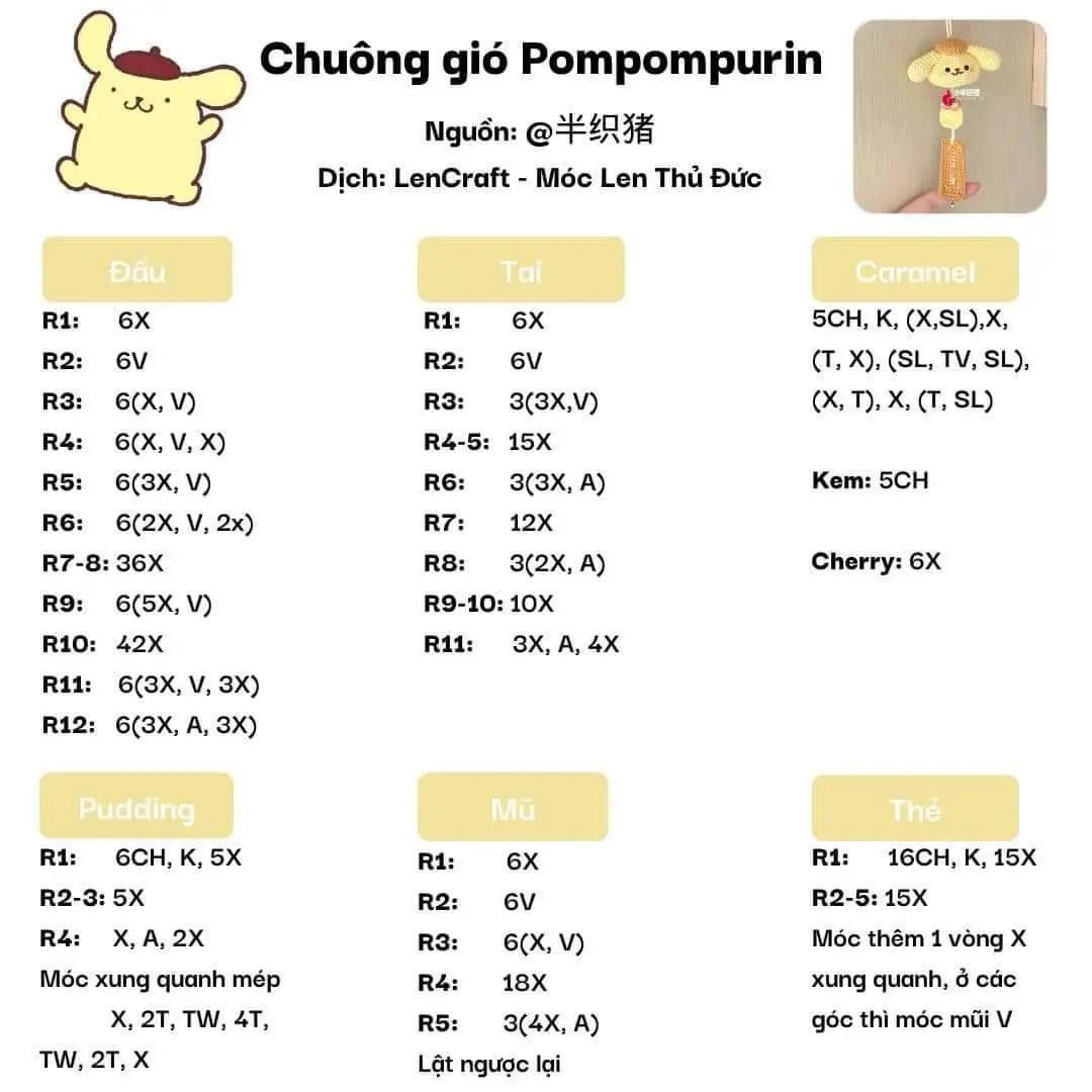 CHUÔNG GIÓ POMPOMPURIN