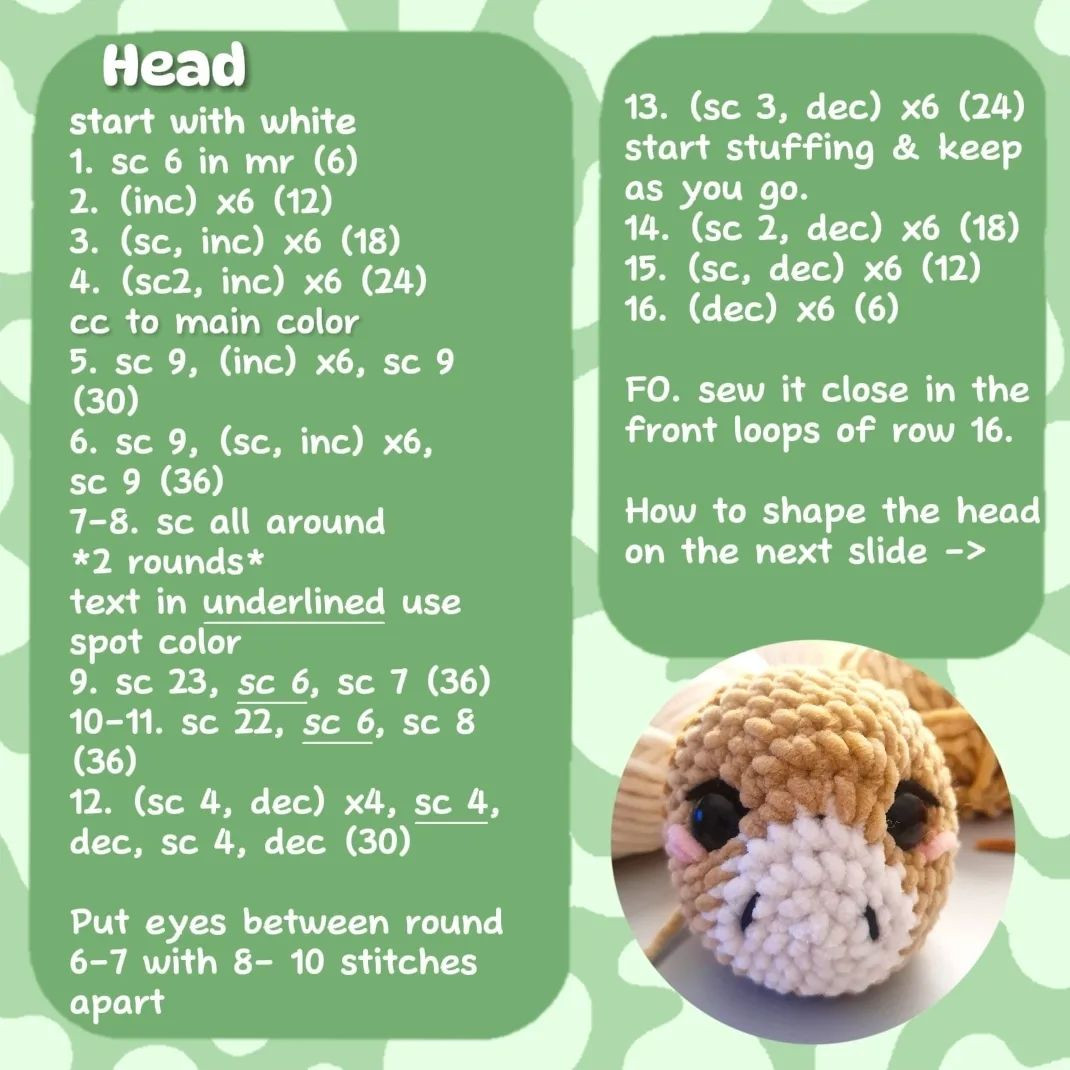 Clover the cow free pattern