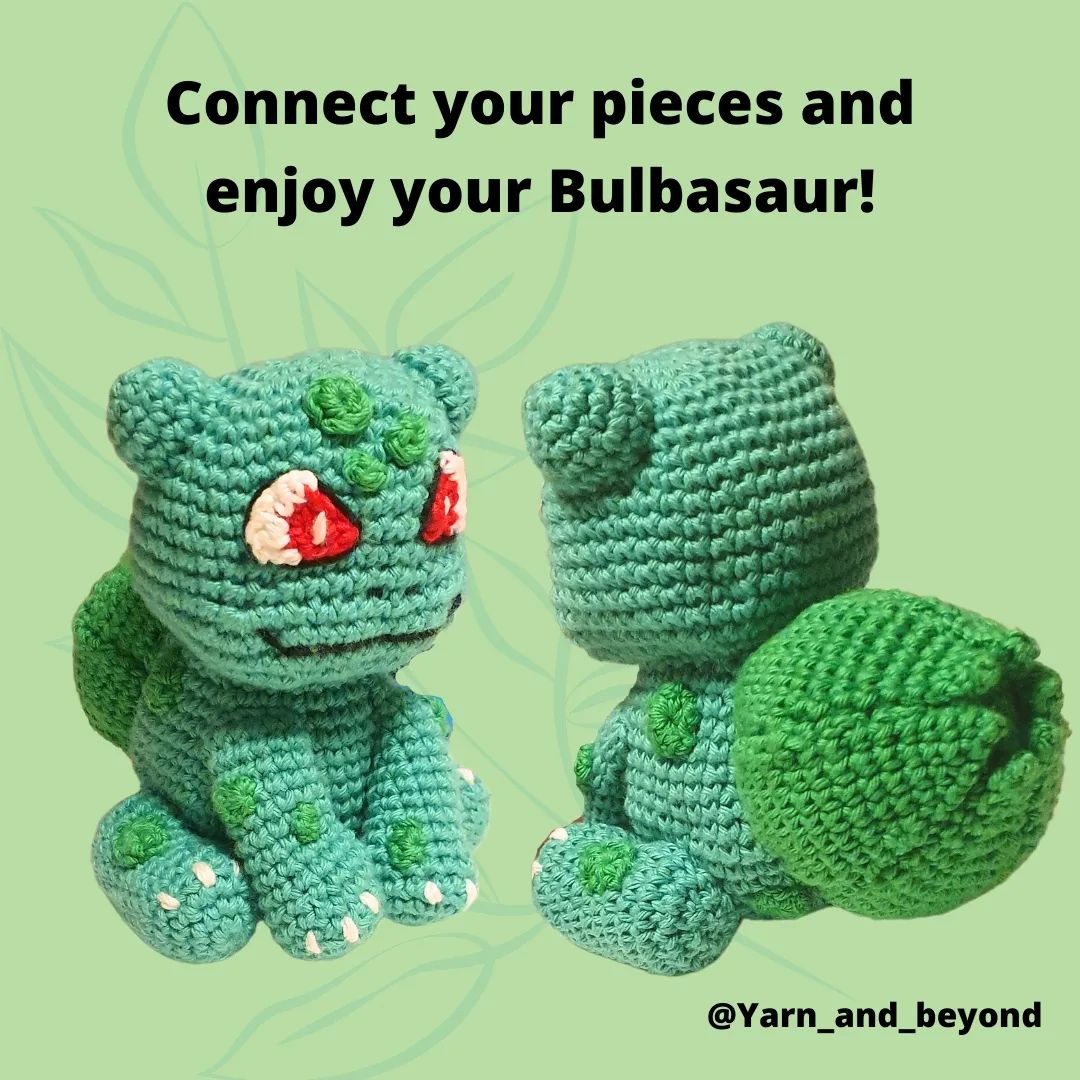 crochet bulbasaur free pattern