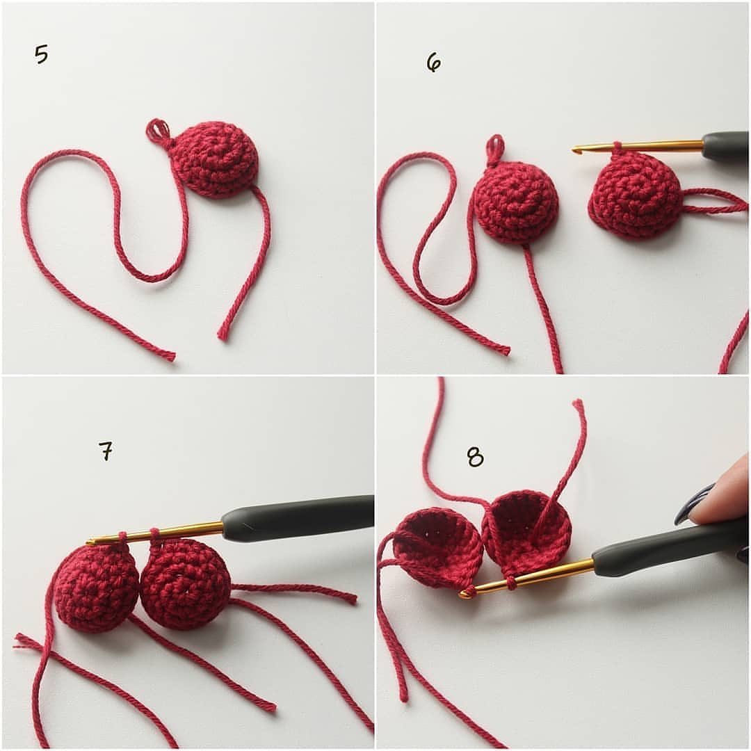 crochet heart free crochet pattern