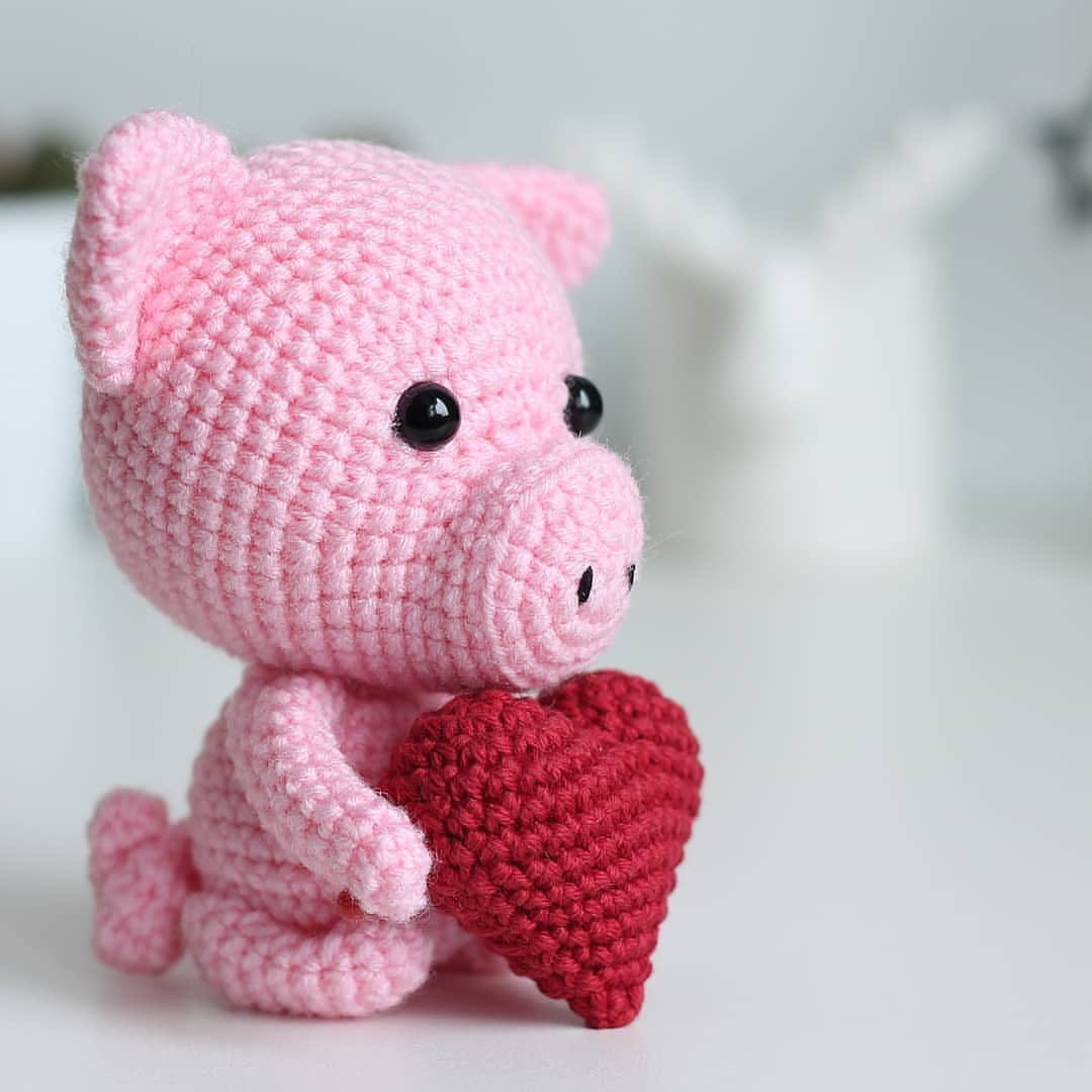 crochet heart free crochet pattern