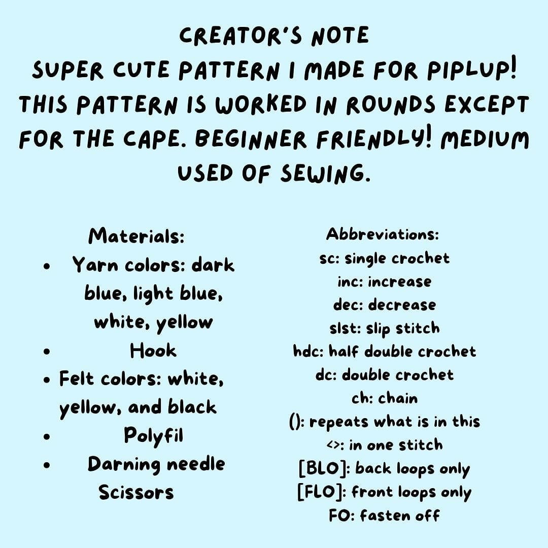 crochet puplup free pattern